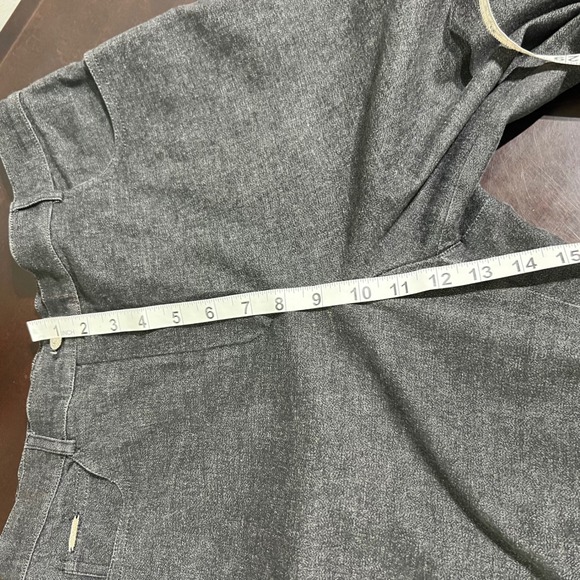 St. John Sport Gray Cotton Blend Dress Pants Women's Size 10 Side Studded Detail - Picture 8 of 16